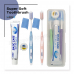 작은이미지: 커플 니치 슈퍼소프트캡칫솔 페리오치약 치실 슬림모 구강세트 #2