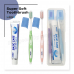 작은이미지: 커플 니치 슈퍼소프트캡칫솔 페리오치약 슬림모 구강세트 #3
