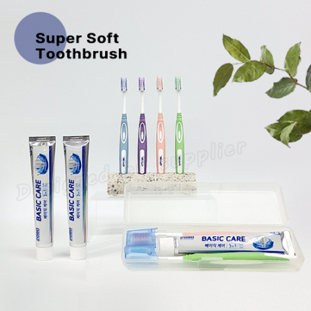 커플 니치 슈퍼소프트캡칫솔 페리오치약 슬림모 구강세트 #5