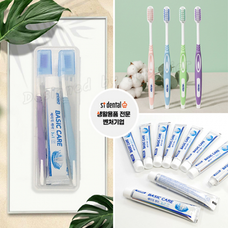 커플 니치 슈퍼소프트캡칫솔 페리오치약 슬림모 구강세트 #6