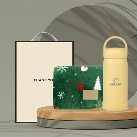 시즈넬 크리스마스 극세사 담요 + [바젤] 핸디 핸들 텀블러 450ml #2