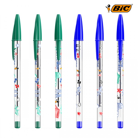 BIC® Cristal® 익스프레션 360도 칼라인쇄 프랑스볼펜 #5