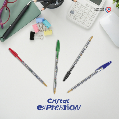 BIC® Cristal® 익스프레션 360도 칼라인쇄 프랑스볼펜 #6
