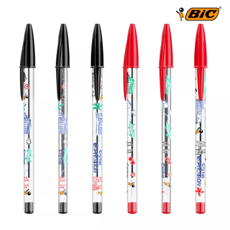 BIC® Cristal® 익스프레션 360도 칼라인쇄 프랑스볼펜 #3