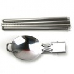 휴대용 수저세트/ 접이식 등산수저/ 캠핑용