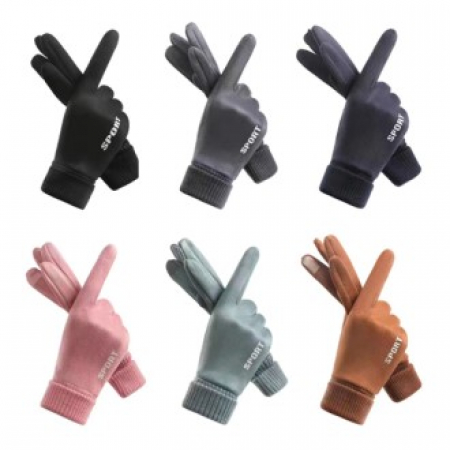 샐드 스마트 터치 겨울 보온 방한 스웨이드 장갑 #2