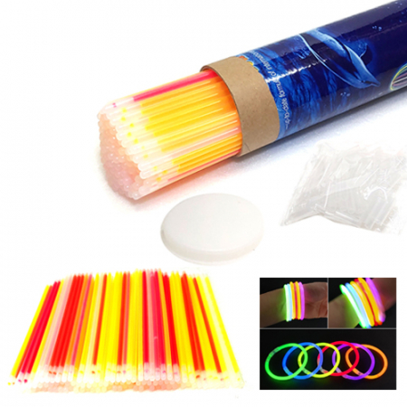 [야광팔찌(100개입)-1통] 야광봉/형광팔찌/응원팔찌 #4