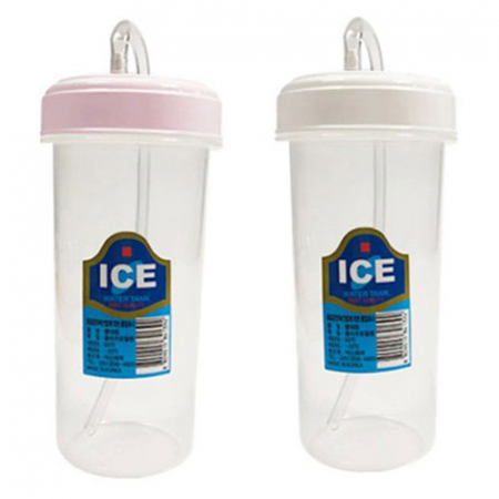 플라스틱 빨대컵 300ml 빨대 물통 #2