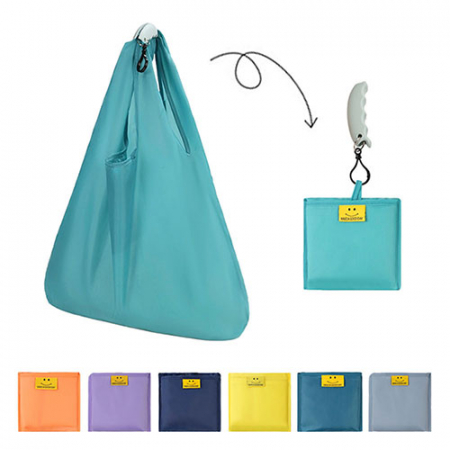 핸드그립 스마일 접이식 장바구니 #3