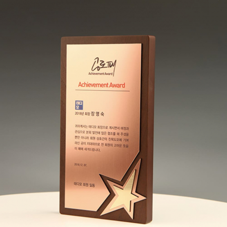 송공 기업 기념 감사패 E5226 #2