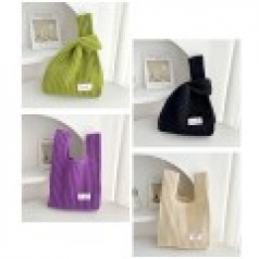 미니 위빙 니트가방 손목 핸드백 Y2554