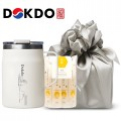 독도보틀 40240 파우더 머그컵 480ml 사양 벌꿀스틱 보자기 포장