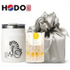 한국전통 민화 호랑이 머그컵 독도보틀 480ml 사양 벌꿀스틱 보자기 포장