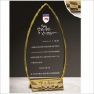 감사합니다받침 투톤 크리스탈 상패8