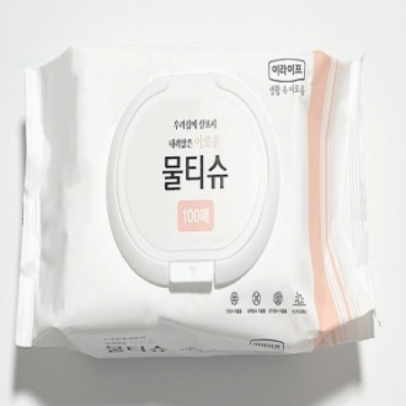 롯데 이라이프 이로운 물티슈 100매 #2