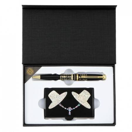 전통기념품 갓 나전 명함케이스 고급 금장  훈민정음 볼펜 외국인선물 #4