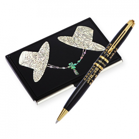 전통기념품 갓 나전 명함케이스 고급 금장  훈민정음 볼펜 외국인선물 #3