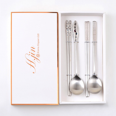 현진 나라사랑 태극칼라 훈민정음 수저세트 #5