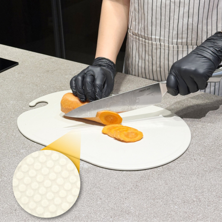 올지 셀렉트 도마 4P세트 TPU 실리콘 304 스텐 향균 도마 칼집안나는 주방 양면 손잡이 스테인레스 베이킹 이유식 거치대 집들이선물 #7