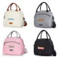 둥근 도시락 가방 보온보냉 런치백 H263