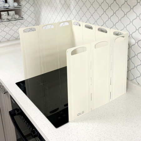 올지 가스렌지가림막 인덕션 가스레인지 8단 가림막 가드 기름튐방지 기름막이 #4