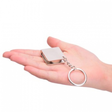 인치 센치 금속 열쇠고리 줄자 #2