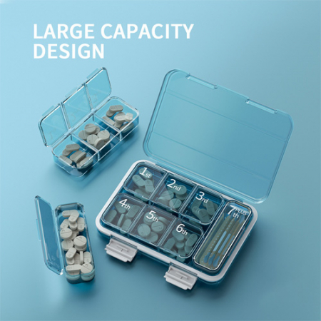 투명 요일별 분할 약통 알약 케이스 알약통 #3