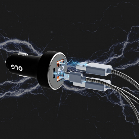 올지 트리플 시거잭 차량용 충전기 100W 고속 시가잭 usb 자동차 c타입 급속 충전잭 #5