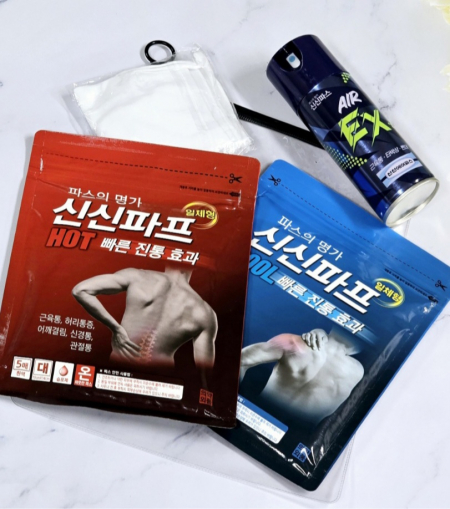 신신파프5매+신신제약 에어파스200ml+자외선차단 쿨토시 #3