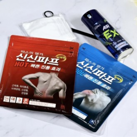 신신파프5매+신신제약 에어파스200ml+자외선차단 쿨토시 #2