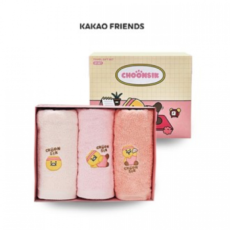 춘식이 코마사 40수 타월 3P세트 #2