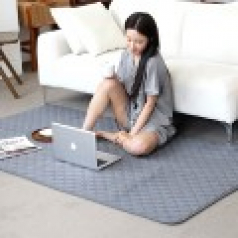 한일의료기 탄소매트 전기장판 전기요 싱글 더블 온열 전기매트 극세사25 더블 원난방 HIM-3000D