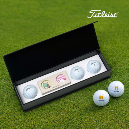 타이틀리스트 PRO V1 3구 볼마커+자석싸바리 #3