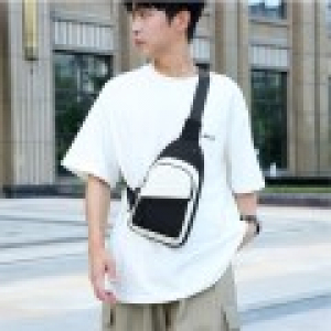 투컬러 야외 크로스백 슬링백