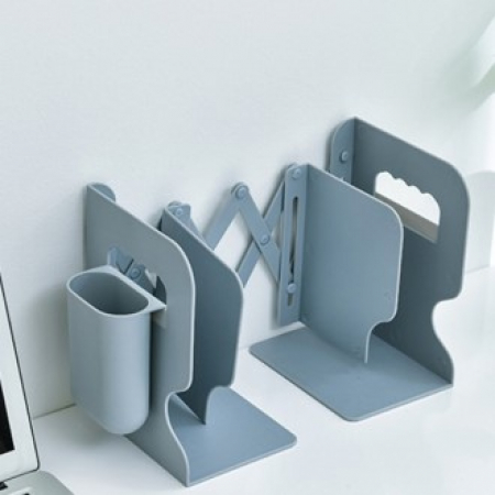 길이조절 플라스틱 자바라 책꽂이 #2