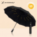 작은이미지: 어썸엑스 UV차단 3단 완전자동 암막 파스텔 튼튼한 프리미엄 양우산 (UPF50+) 블랙 // 인쇄배송무료 #2