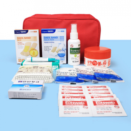 대일밴드 프리미엄세트 + 과산화수소수 + 알콜솜 + 닥터스킨연고 + 멸균거즈 + 멸균면봉 + 면반창고 + 알콜스왑 #3