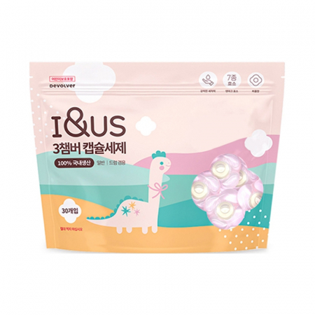 아이앤어스 올인원 3챔버 올인원 캡슐 세제 30개입 플로럴향 #3