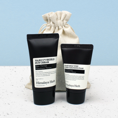 나드 NARD UV쉴드 썬크림 + 마일드 휩 클렌징폼 + 에코스트링파우치 #3