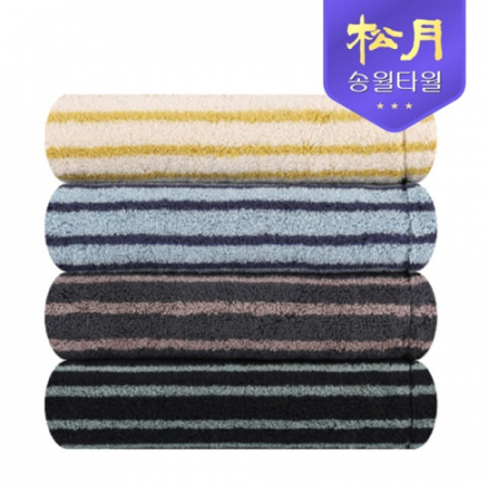 송월 호텔컬렉션 스트라이프 솔리드68 바스타올 540g #3