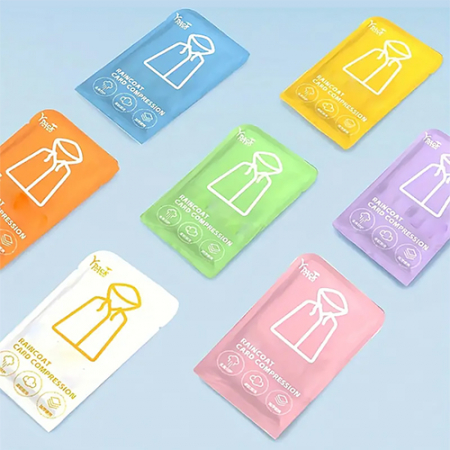 438 에어핏 휴대용 방풍 레인코트 5팩 #3