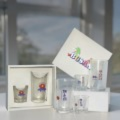 시그니처 소주잔+맥주잔 소맥세트 굿즈패키지(고급형)