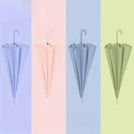 229 모던 프로스티드 롱 핸들 8리브 우산 #2