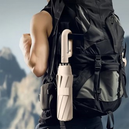 212 D-handle 자동 접이식 우산 #2