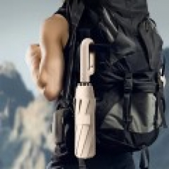 212 D-handle 자동 접이식 우산