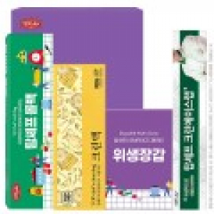 탑셰프 롤백100매 크린백 랩20m 정사각위생장갑(4종)