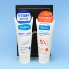 바세린 모이스처 썬크림 페이스앤바디 + 딥클린 클렌징폼 + 종이케이스