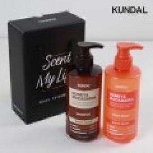 쿤달 허니앤마카다미아 샴푸+바디워시 500ml 세트 (화이트머스크)