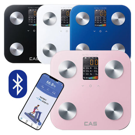 카스 CAS 와이드 컬러 디스플레이 블루투스 체지방  인바디 스마트 체중계  BFA-S8(한글지원) #5
