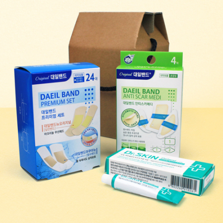 대일밴드 프리미엄 24매 세트 (오리지널12매+아쿠아12매) + 대일밴드 습윤밴드 + 닥터스킨 연고 #3